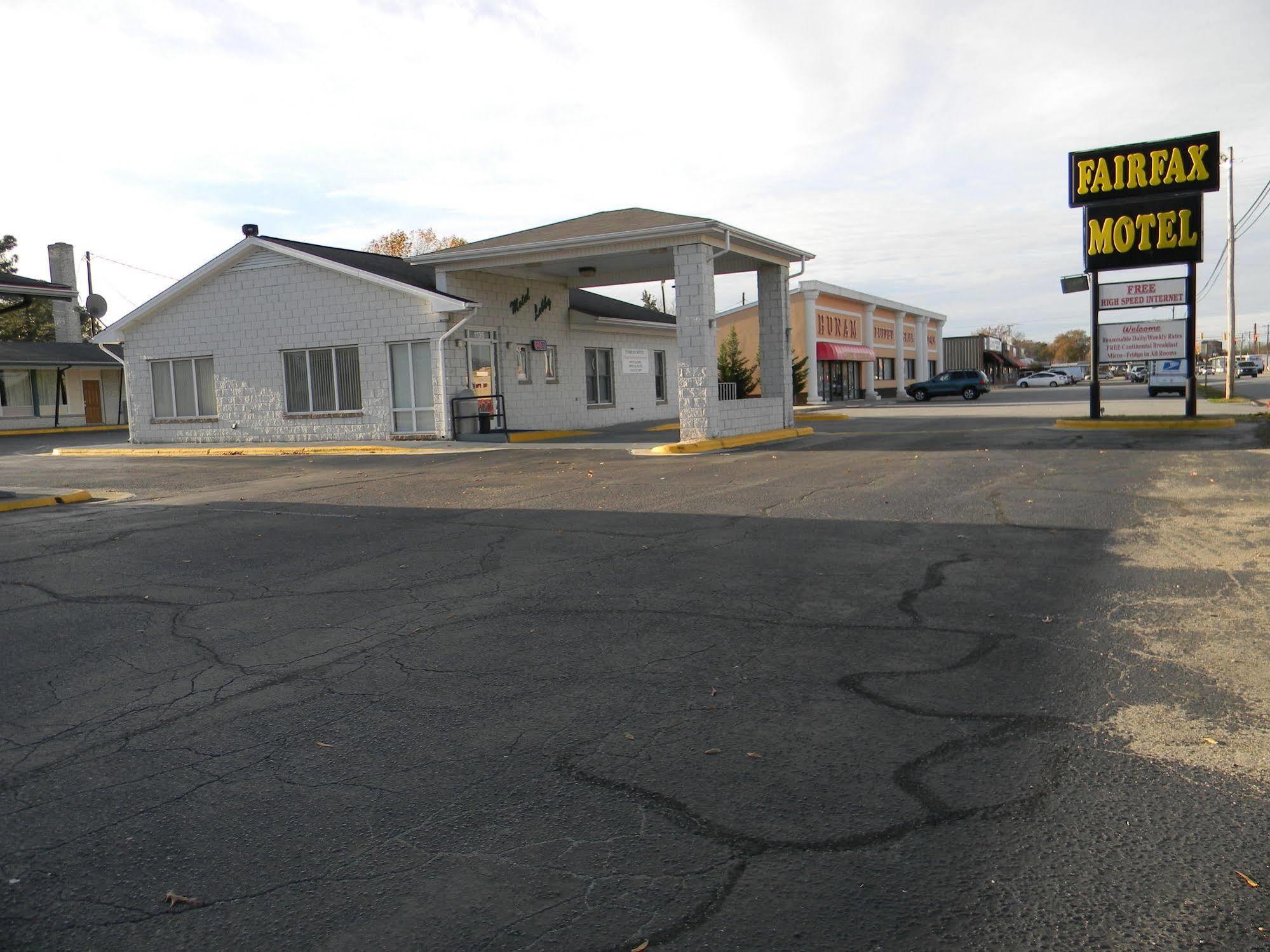 Fairfax Motel Roanoke Rapids Exterior photo